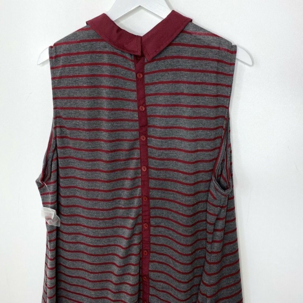 ModCloth | Declare & Contrast Striped Collared Top - Picture 2 of 10